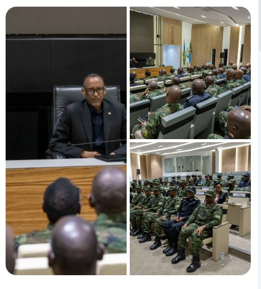 Perezida Kagame Yaganiriye N’Inzego Z’Umutekano W’u Rwanda – Taarifa